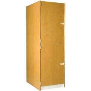  40 Inch Deep Solid Door Cabinet with 2 Compartments