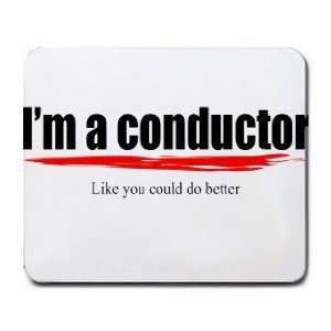   conductor Like you could do better Mousepad