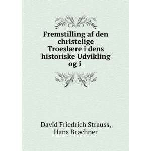   og i . Hans BrÃ¸chner David Friedrich Strauss  Books