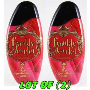  Lot of 2 Frankly Scarlet Tanning Lotion By Australian Gold 