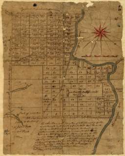 1766 Survey Royalsborough Durham Cumberland Antique Map  
