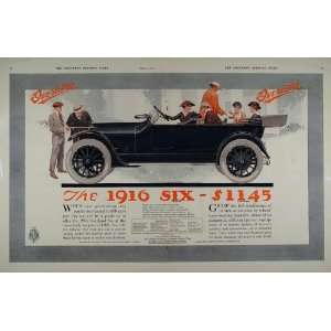  1915 Double Page Ad 1916 Willys Overland 6 Touring Car 