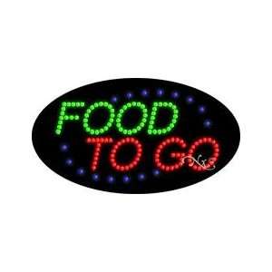  LABYA 24101 Food To Go Animated LED Sign: Office Products