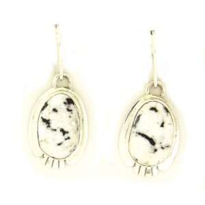  Earrings   White Buffalo on French Wires: Jewelry