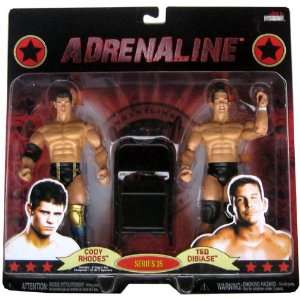   Ted Dibiase Adrenaline Series 35 Action Figure 2 Pack WWE WWF: Toys
