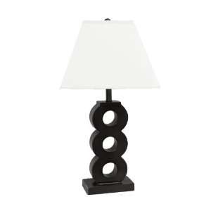  ORE International 8306 Three Ring Table Lamp: Home 