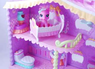 Plenty of fun things to do at Pinkie Pies Newborn Cuties Dollhouse 