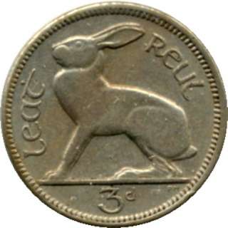  nickel coin with a hare on the reverse minted during world war ii