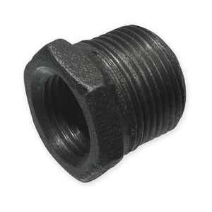 Industrial Grade 2WU93 Hex Bushing, 3 x 1 1/4 In, Black  