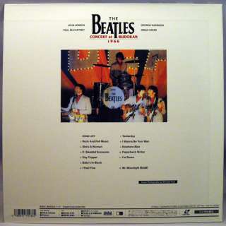LD THE BEATLES Concert at Budokan, Tokyo, Japan 1966  