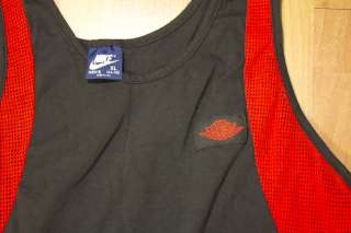 VINTAGE 1985 ORIGINAL OG Nike Air Jordan I BLACK RED 1 WINGS SHIRT 