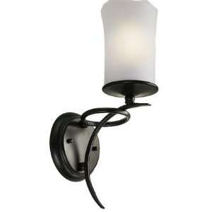   Candle Light 14 1/2 High Wrought Iron Wall Sconce