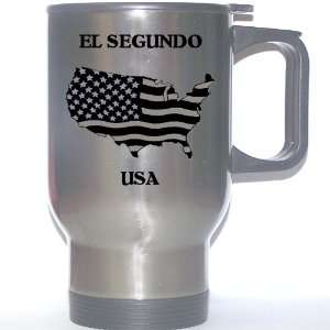  US Flag   El Segundo, California (CA) Stainless Steel Mug 