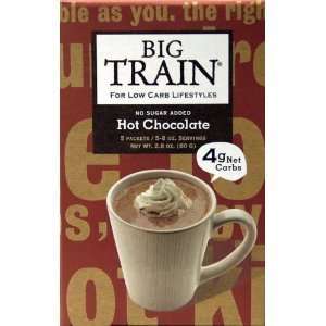 Big Train Low Carb Hot Cocoa Mix   Single Serve Packets (Box of 5 