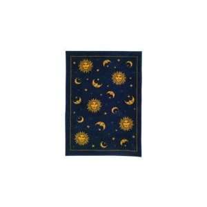 Moons & Stars Contemporary Decora Blanket/Throw  Sports 