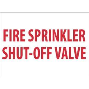 M160PB   Fire, Sprinkler Shut Off Valve, 10 X 14, Pressure Sensitive 