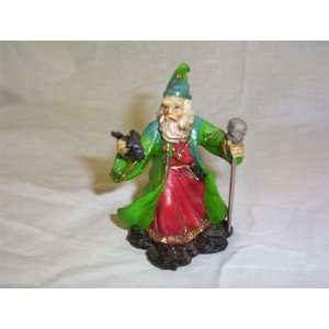  Powerful Green Wizard with Staff 