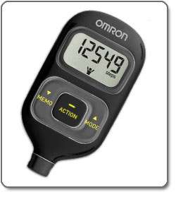 Omron HJ 203YL Yellow Pocket Pedometer with Activity Tracker