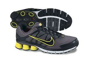 Nike Shox Qualify+ 2 Blk/Gray/Yel Mens Running Shoes NEW w/ BOX ID 
