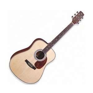   41 Almond Cutaway Acoustic Folk Guitar 82000032: Musical Instruments