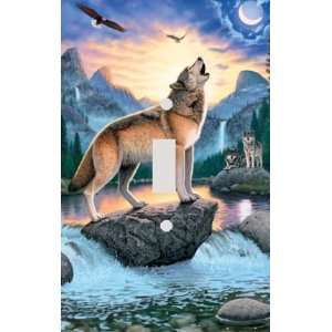  Call of the Wolf Decorative Switchplate Cover