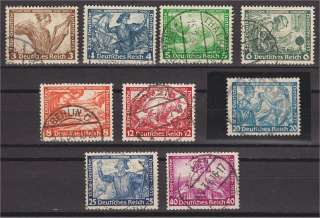GERMANY, REICH WAGNER FULL SET 1933 NICELY USED  