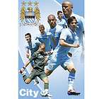 Manchester City Man FC Official Football Club Players Wall Poster 