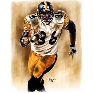  Large Jerome Bettis Pittsburgh Steelers Giclee #1: Sports 