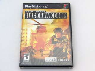 Delta Force Black Hawk Down (PS2) *FACTORY SEALED & BRAND NEW 