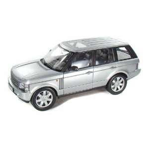  2003 LandRover Range Rover 1/18 Silver Toys & Games