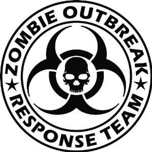 Zombie Outbreak Response Team NEW DESIGN Die Cut Vinyl Decal Sticker 9 