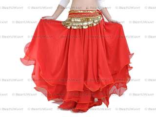 BELLY DANCE Tribal 3 Layers Full Circle Dress Costume  