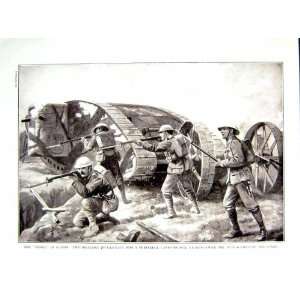  1916 WORLD WAR TANKS JUGGERNAUT SOMME FRANCE SOLDIERS 