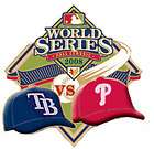 Phillies vs Tampa 2008 Dueling World Series Pin  
