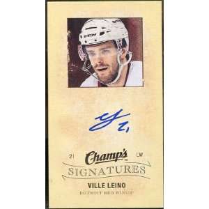  2009/10 Upper Deck Champs Signatures #CSVL Ville Leino 