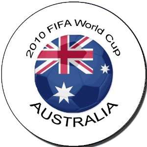 Australia Flag World Cup South Africa 2010 FIFA Button Pin 
