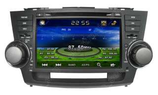   Player GPS Navigation Fit 2008 2009 2010 2011 Toyota Highlander  