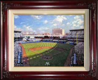 Yankee Stadium 18x24 E/P Framed Limited Canvas Thomas Kinkade Baseball 