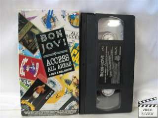 Bon Jovi: Access All Areas A Rock and Roll Odyssey *VHS  