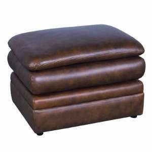   Furniture L55 29 Castlerock Leather Ottoman: Furniture & Decor