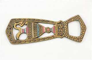 Vintage Brass Bottle Opener 1950s ISRAEL  