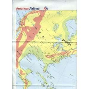 American Airlines North America Europe Flight Path Map