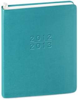   Year Weekly Large Teal Sand Family Planner Calendar by Gallery Leather