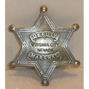  Deputy Marshal Virginia City Nevada Old West Police Badge 