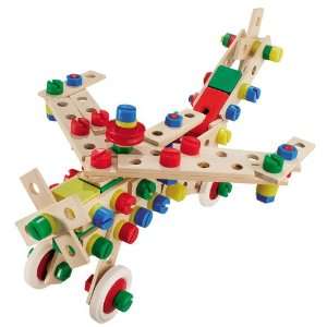   Wooden Toy Constructor Construction Set, Ages 4 & up.: Toys & Games