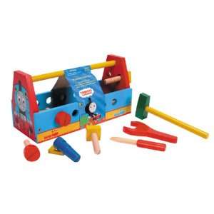  Schylling Thomas Wood Tool Box with Tools: Toys & Games