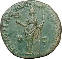 MARCUS AURELIUS 179AD Sestertius Large Ancient Roman Rome Coin GOOD 