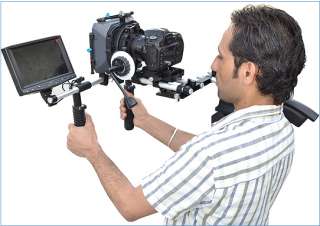   follow focus Mattebox shoulder rig + lcd for xm1 gl1 fx1 dvx100  