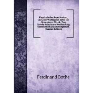   Zusammengestellt (German Edition) Ferdinand Bothe  Books