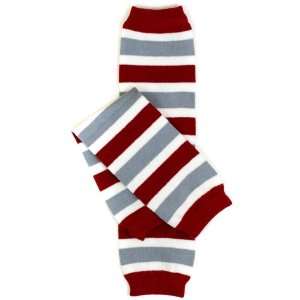   Gray stripe baby leg warmers for boy or girl by My Little Legs: Baby